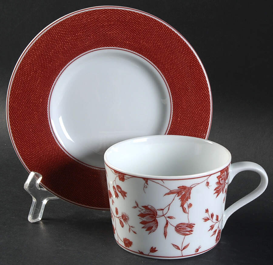 Montespan Flat Cup & Saucer Set by Spal Porcelanas-1