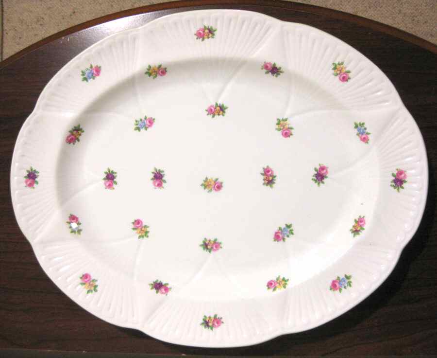 13797 13" Oval Serving Platter by Shelley-1