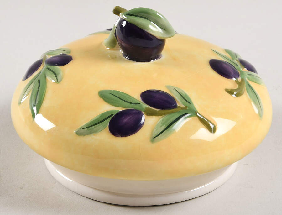 Olive Branch Lid for Large Canister by Studio Nova-1