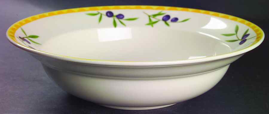 Olive Branch 10" Round Vegetable Bowl by Studio Nova-1