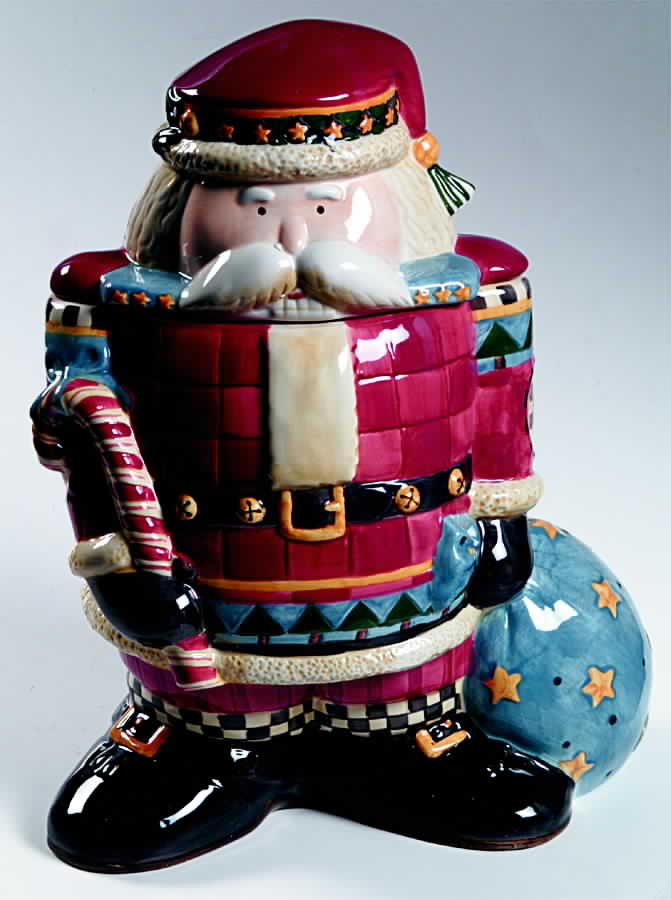 Nutcrackers Figural Cookie Jar & Lid by Sakura-1
