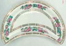Indian Tree Crescent Salad Plate by Sampson Bridgwood-1