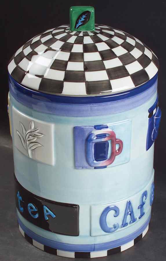 Bistro Cookie Jar & Lid by Sakura-1