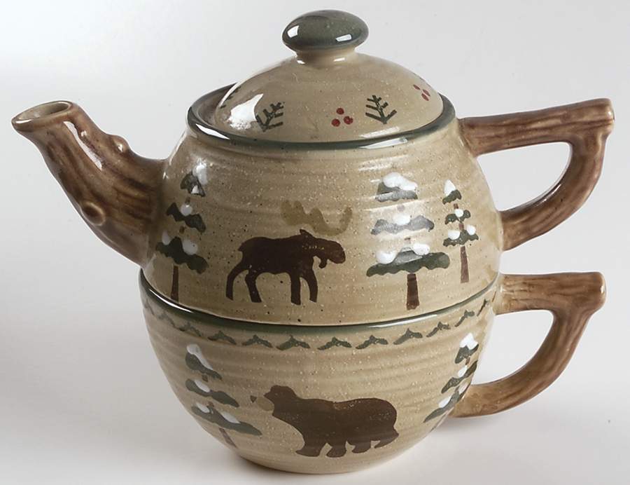 Lodge Individual Teapot & Lid with Cup by Sonoma Home-1