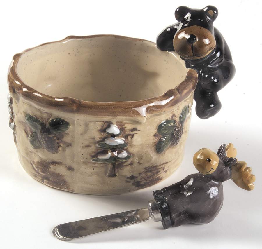 Lodge Dip Bowl & Spreader Set by Sonoma Home-1