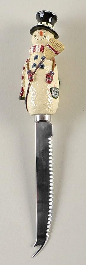 Snow Friends Cheese Knife with Stainless Blade by St Nicholas Square-1