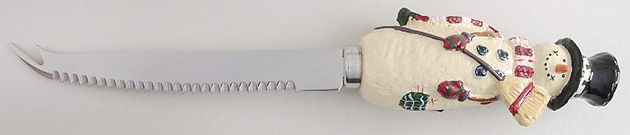 Snow Friends Cheese Plate & Knife Set by St Nicholas Square-1