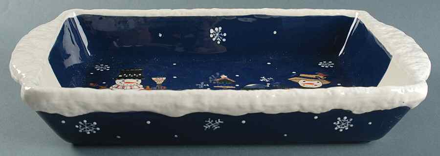 Snow Friends 15" Rectangular Baker by St Nicholas Square-1