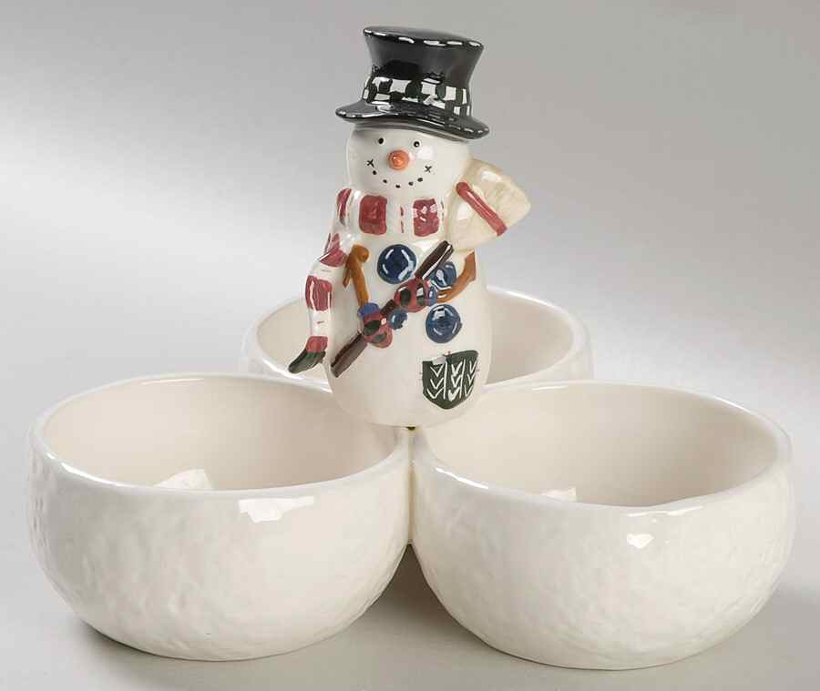 Snow Friends Snack Dish by St Nicholas Square-1