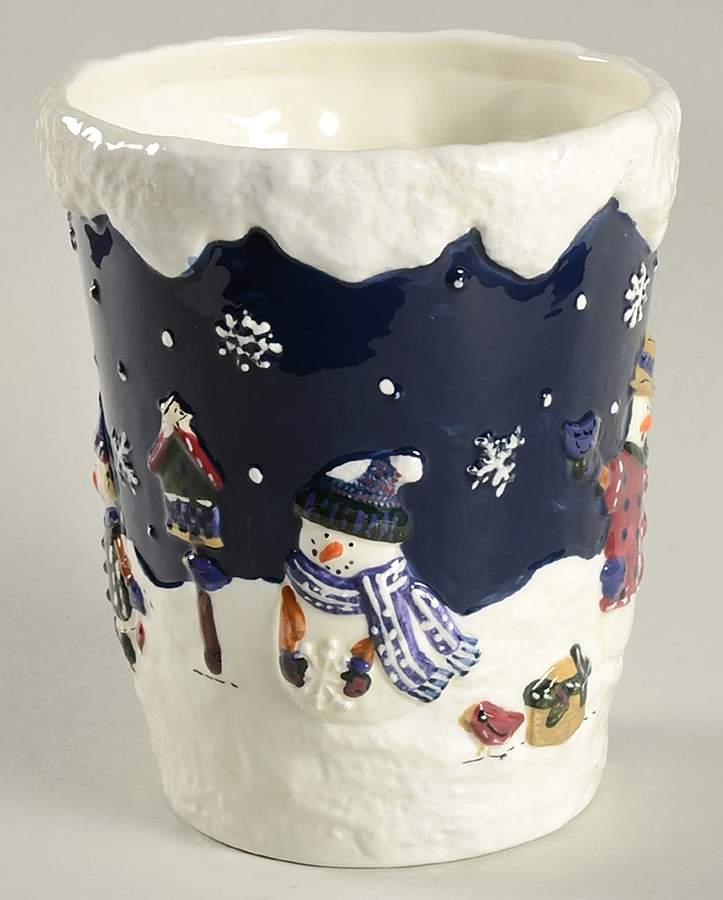 Snow Friends Utensil Holder by St Nicholas Square-1