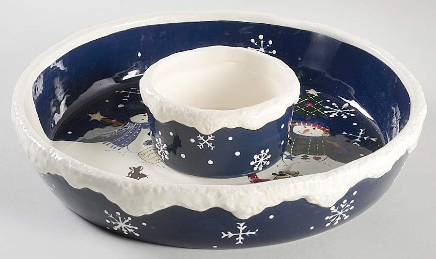 Snow Friends (2 Piece) Chip & Dip Set by St Nicholas Square-1