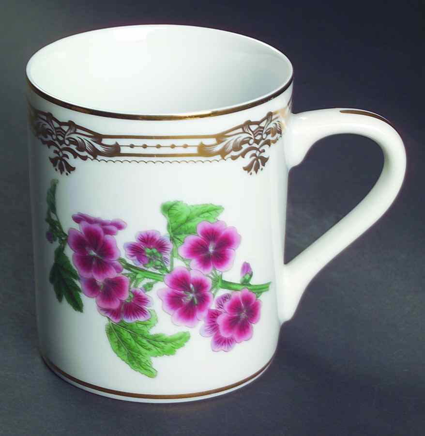 Golden Botanical Mug by Sadek-1