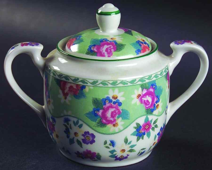 Chintz Charming Sugar Bowl & Lid by Sadek-1