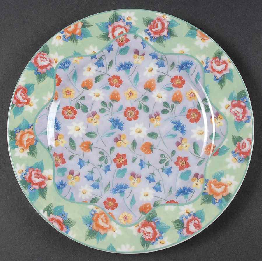 Chintz Charming Salad/Dessert Plate by Sadek-1