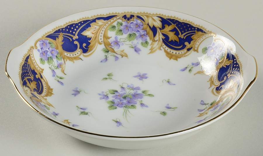 Royal Violets Bowl for (3 Piece) Party Serving/Chip & Dip Set by Sadek-1