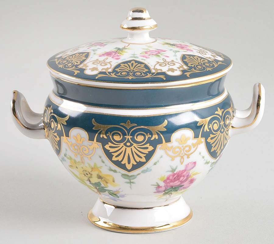 Vanderbilt Service Footed Sugar Bowl & Lid by Sadek-1