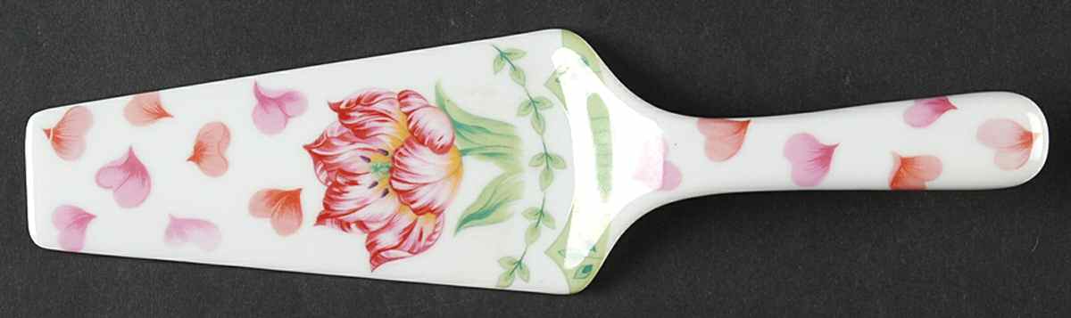 In Full Bloom Solid Ceramic Pie/Cake Server by Sadek-1