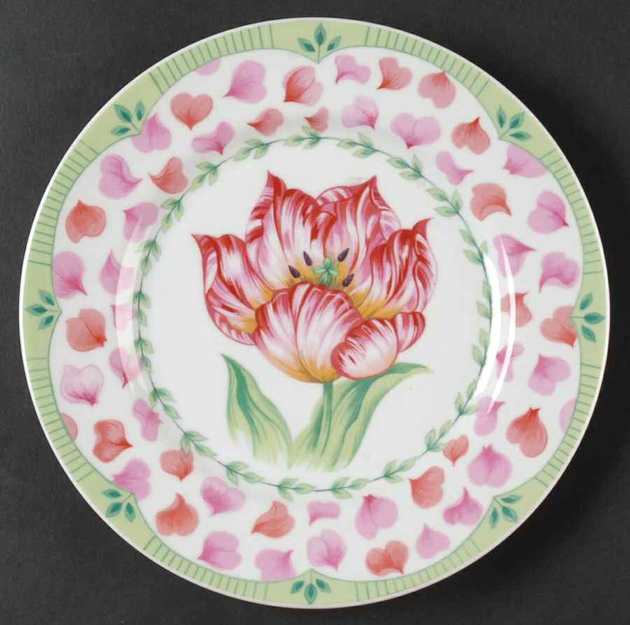 In Full Bloom Salad/Dessert Plate by Sadek-1