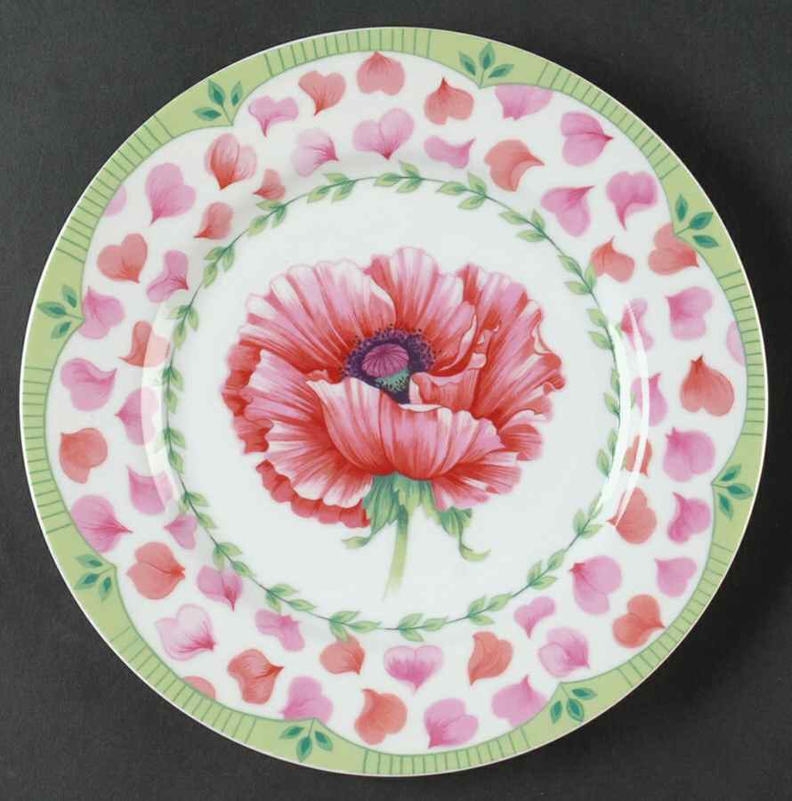 In Full Bloom Salad/Dessert Plate by Sadek-1