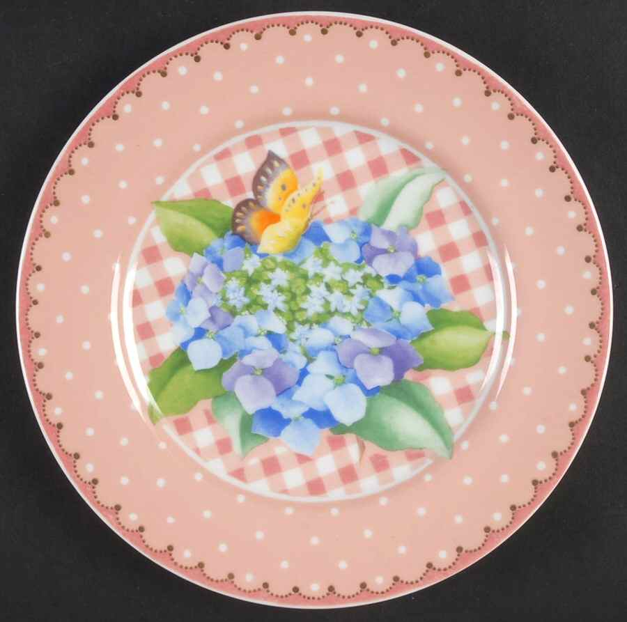 Cottage Bouquet Salad/Dessert Plate by Sadek-1