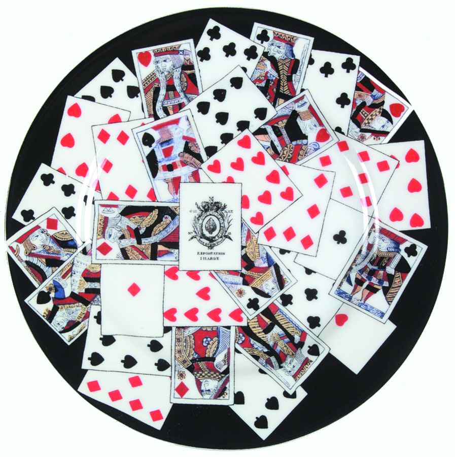 Playing Cards Salad/Dessert Plate by Sadek-1