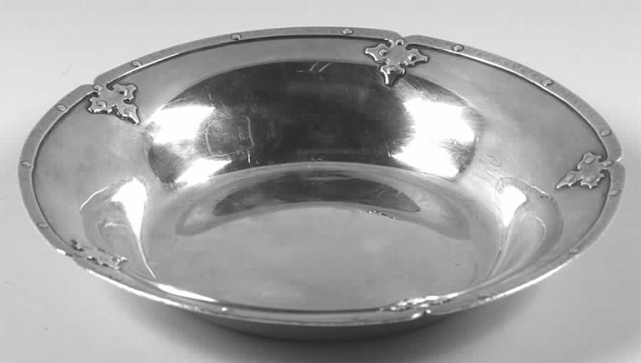 Fourteenth Century (Sterling, Hollowware) 7" Sterling Bon Bon Bowl by Shreve Silver-1