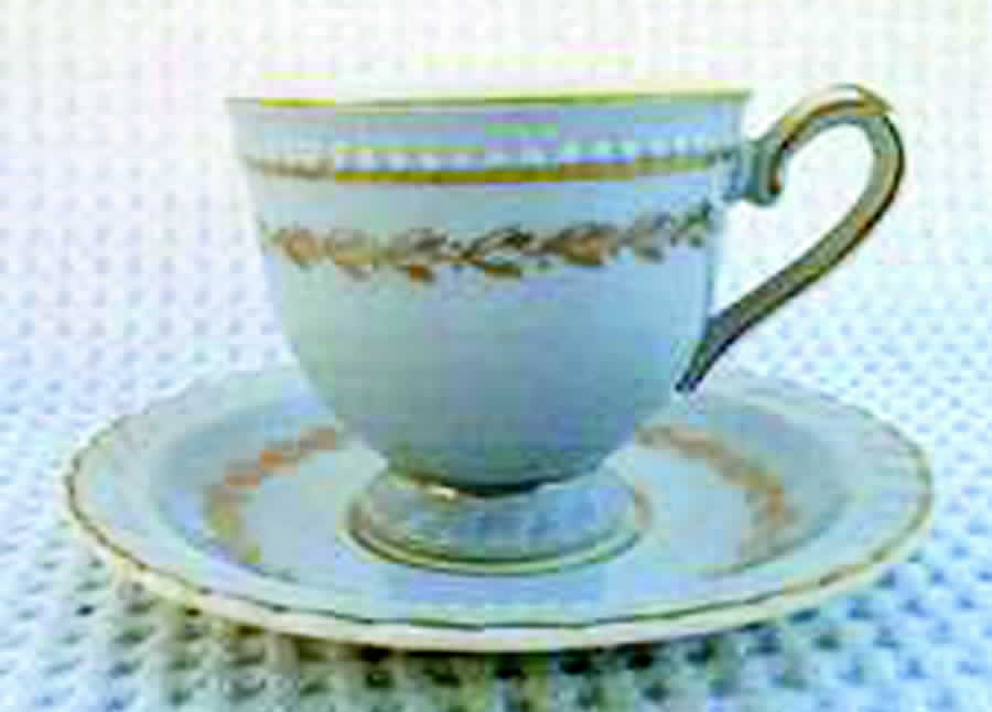 STB237 Footed Cup & Saucer Set by Steubenville-1