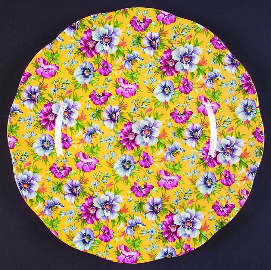 Sophie Chintz Salad Plate by Sadler-1