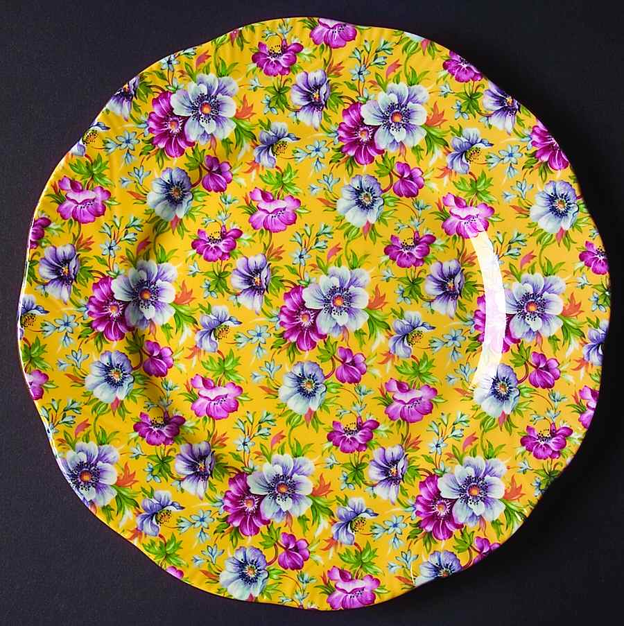 Sophie Chintz Salad Plate by Sadler-1