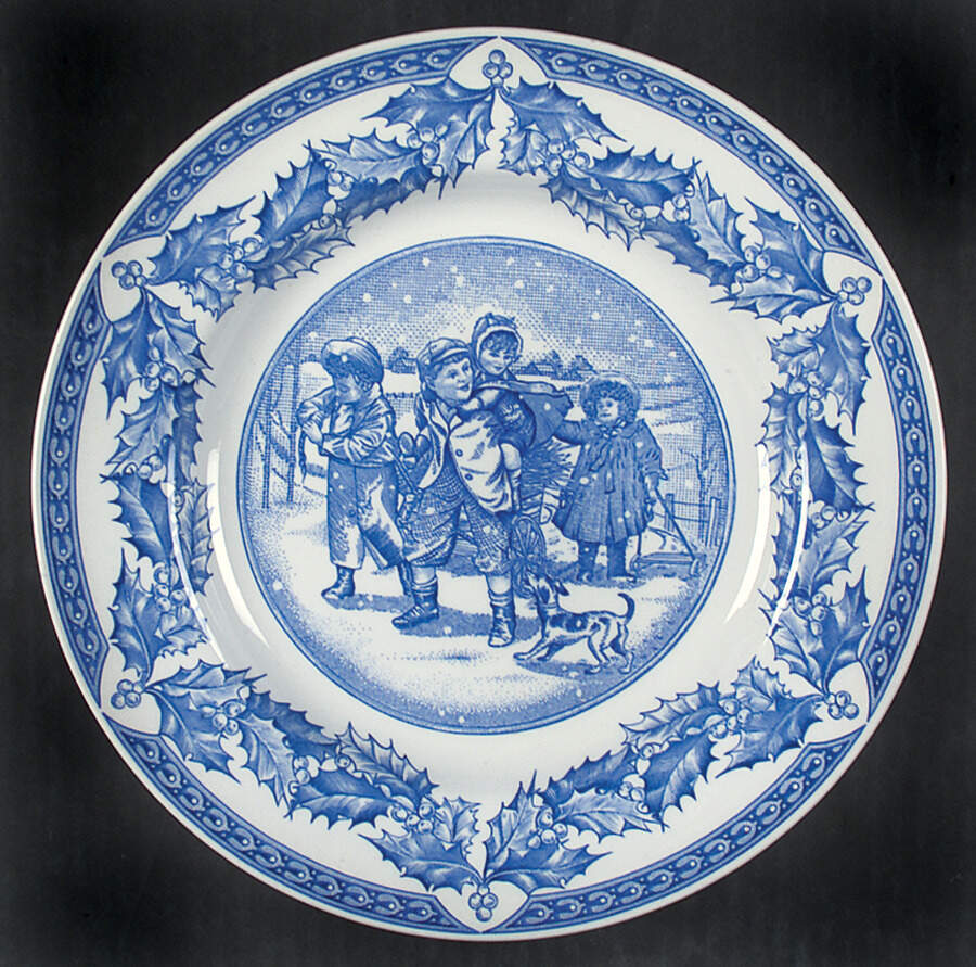 Victorian Children Luncheon Plate by Spode-1