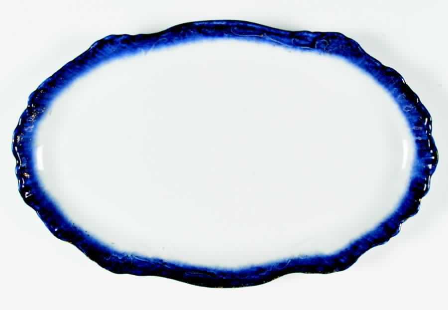 SEB77 15" Oval Serving Platter by Sebring Pottery-1