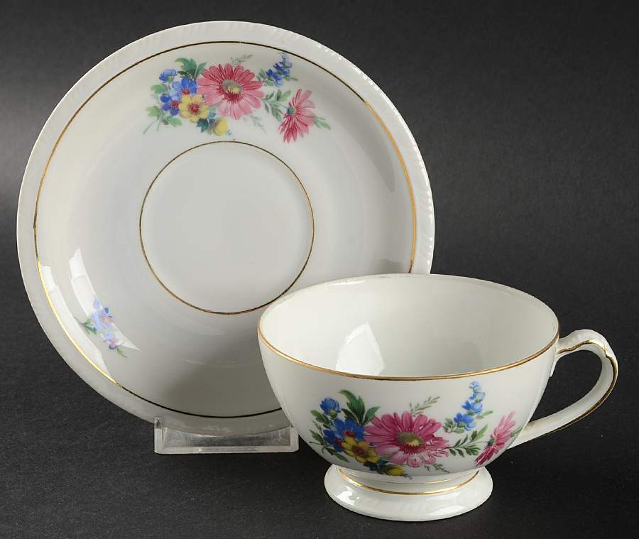 SCD44 Footed Cup & Saucer Set by Schonwald-1