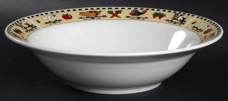 Country Gathering 9" Round Vegetable Bowl by Sakura-1