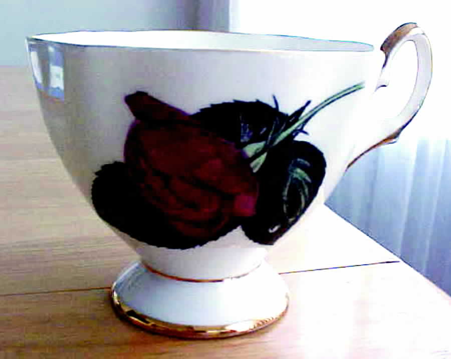 A Rose For You Footed Cup by Salisbury-1