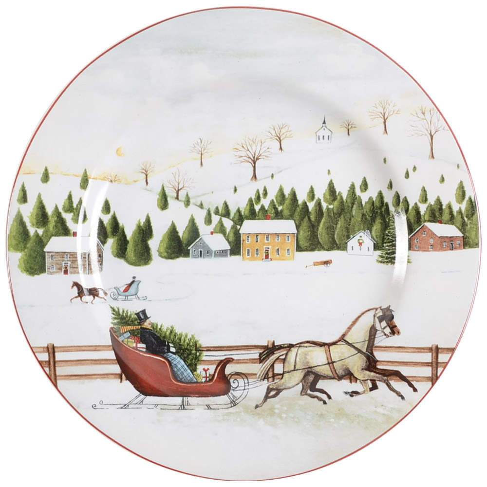 Christmas Valley Salad/Dessert Plate by Sakura-1