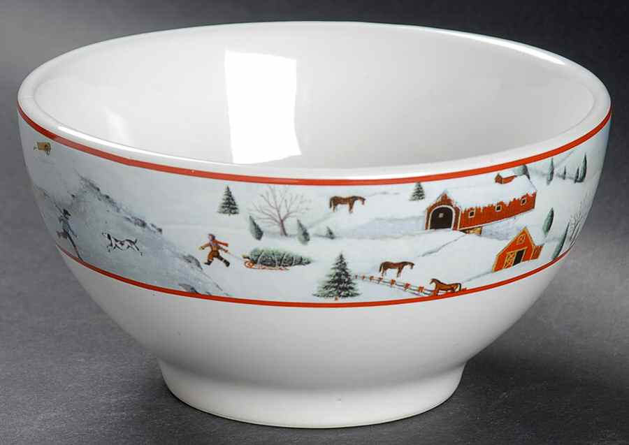 Christmas Valley Coupe Cereal Bowl by Sakura-1