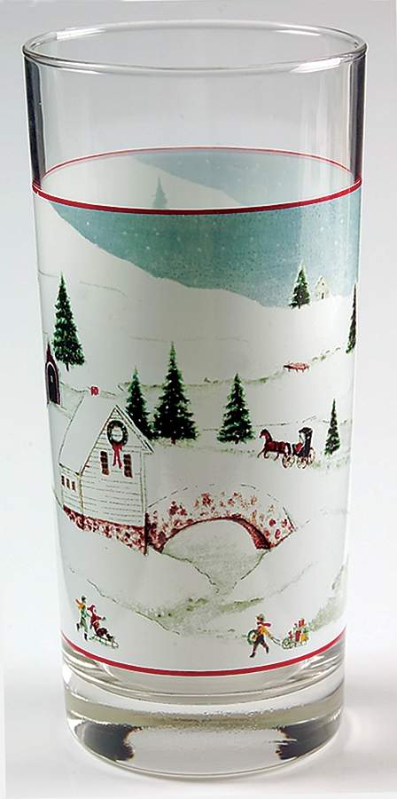 Christmas Valley 14 Oz Glassware Highball by Sakura-1