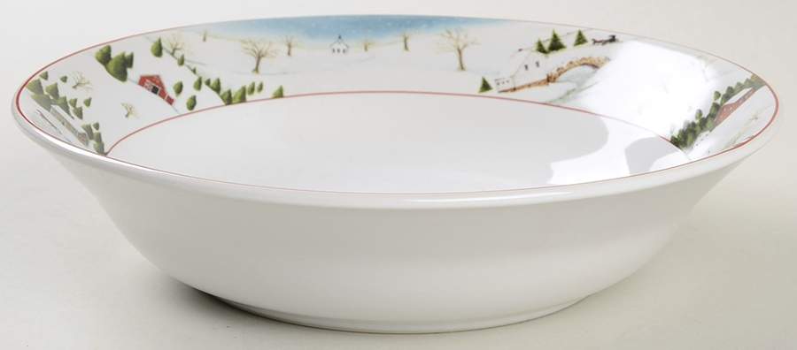 Christmas Valley Soup/Cereal Bowl by Sakura-1