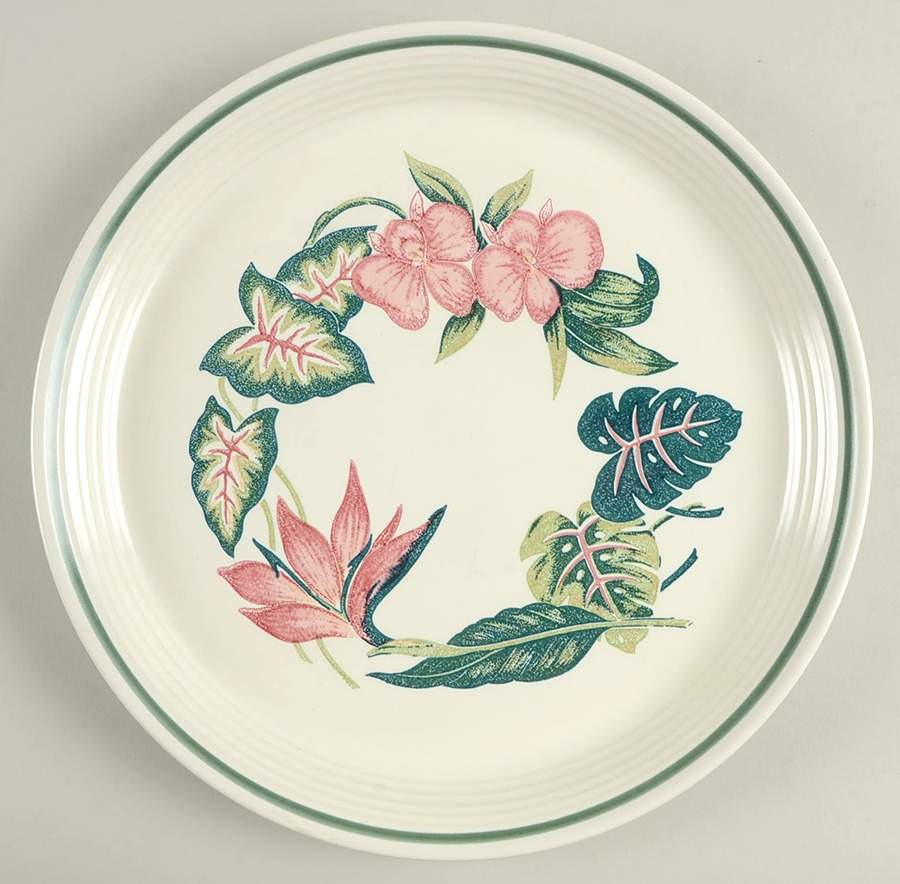 Passion Flower 12" Chop Plate (Round Platter) by Studio Nova-1