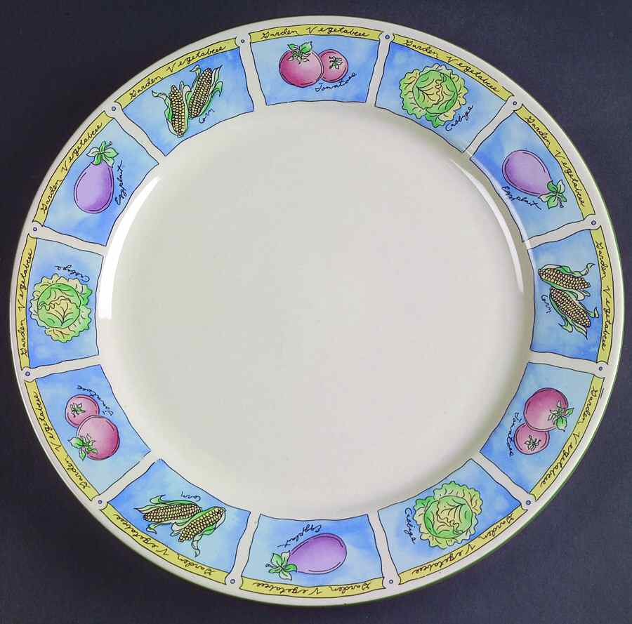 Vegetable Patch Dinner Plate by Sakura-1