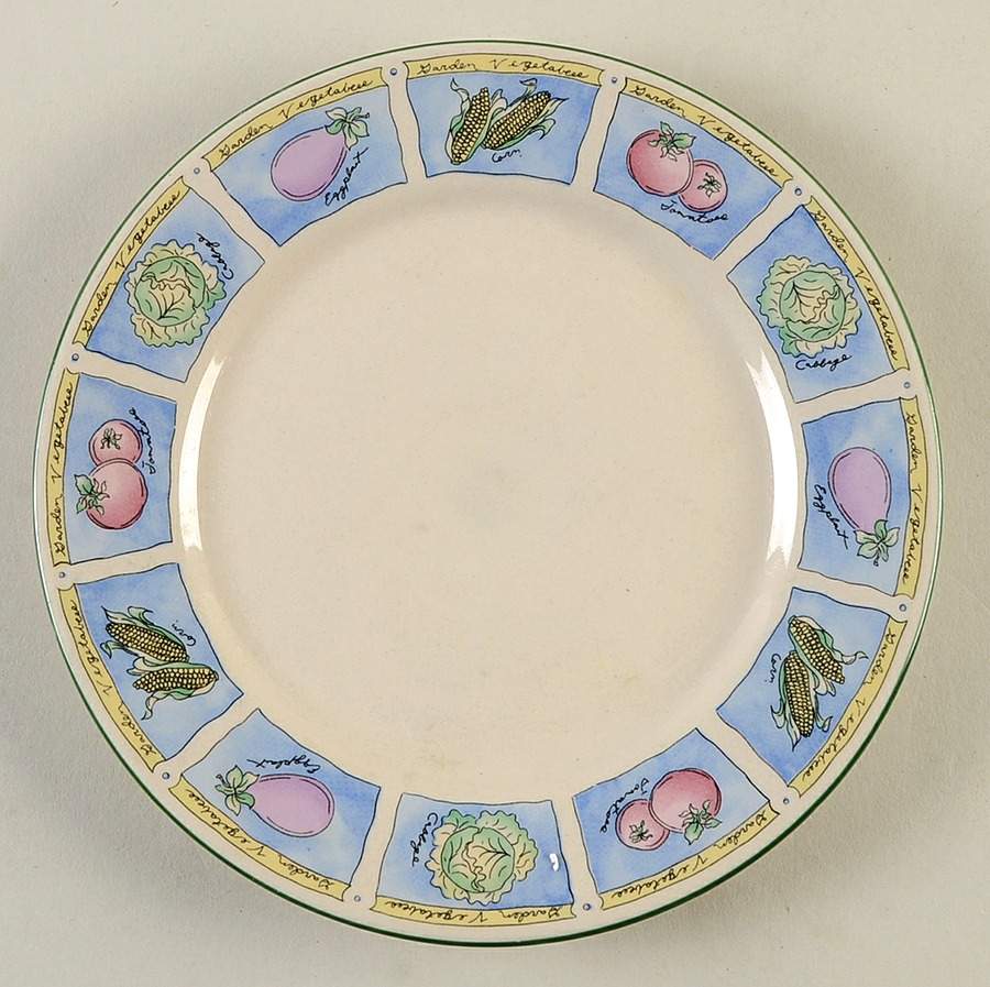 Vegetable Patch Salad Plate by Sakura-1