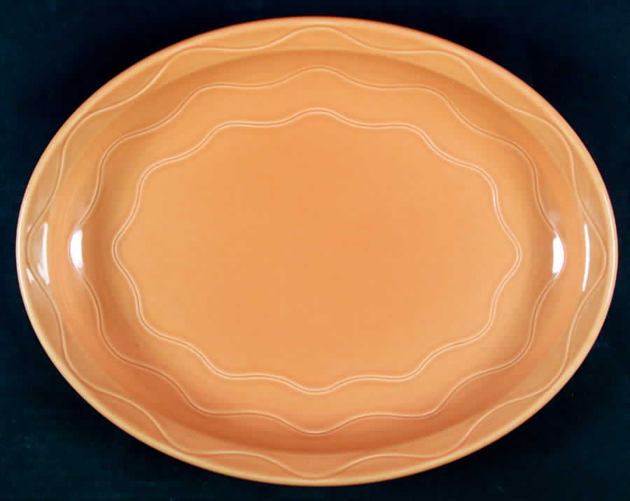 Cantina Yellow (Saffron) 13" Oval Serving Platter by Syracuse-1