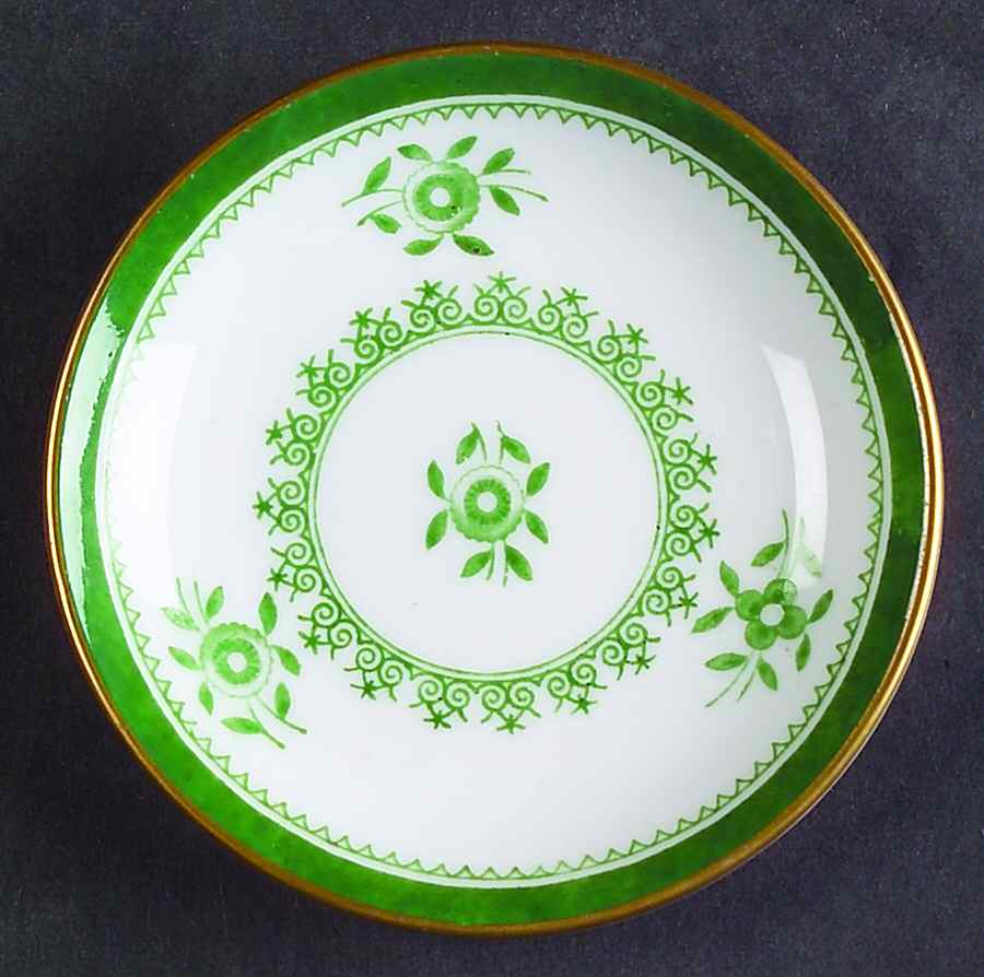 Gloucester Green (Bone China) Butter Pat by Spode-1