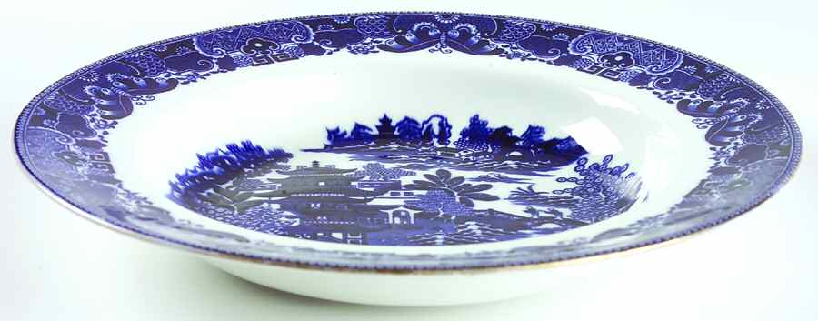Two Temples Large Rim Soup Bowl by Spode-1