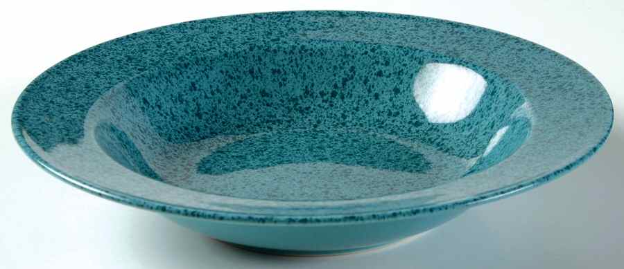 Tablerock Teal Rim Soup Bowl by Signature-1