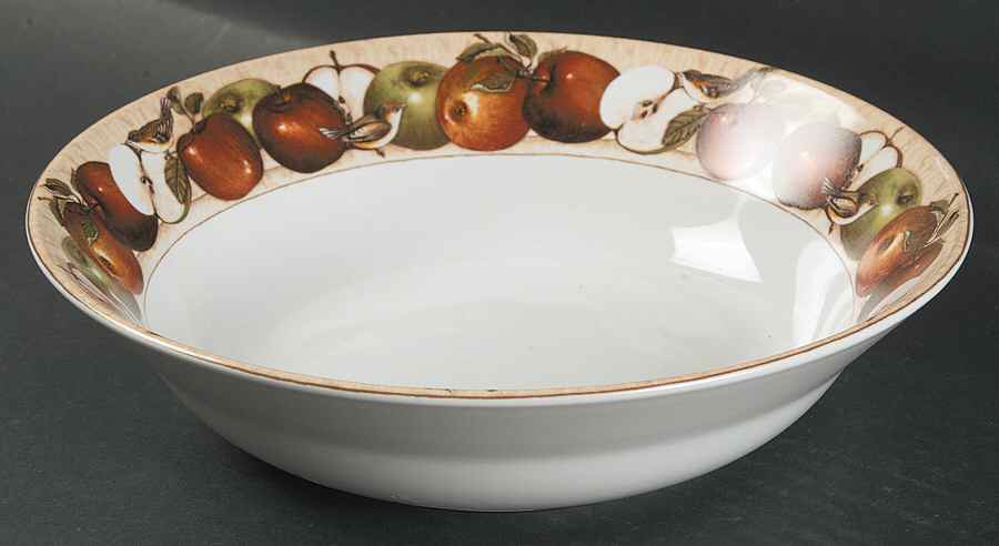 Apple Orchard 9" Round Vegetable Bowl by Sakura-1