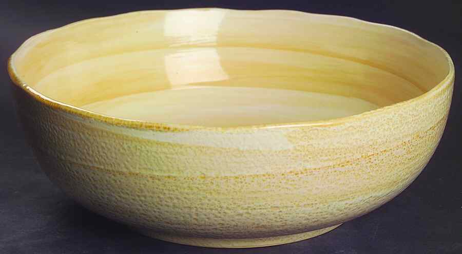 Coral Sand 9" Round Vegetable Bowl by Sango-1