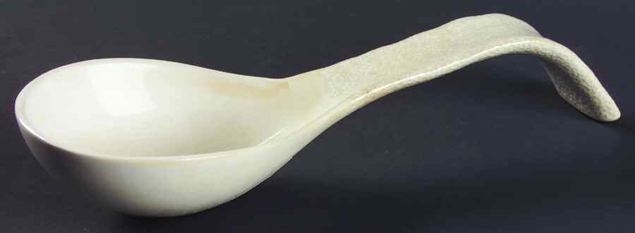 Coral Sand Spoon Rest/Holder (Holds 1 Spoon) by Sango-1