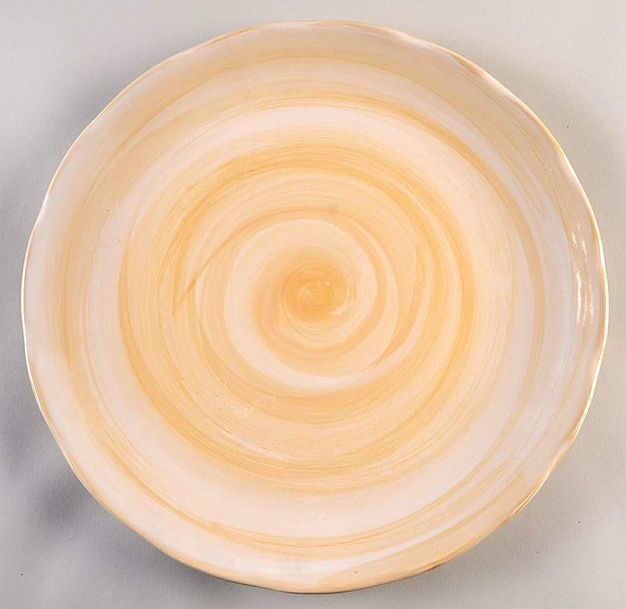 Coral Sand 14" Chop Plate (Round Platter) by Sango-1
