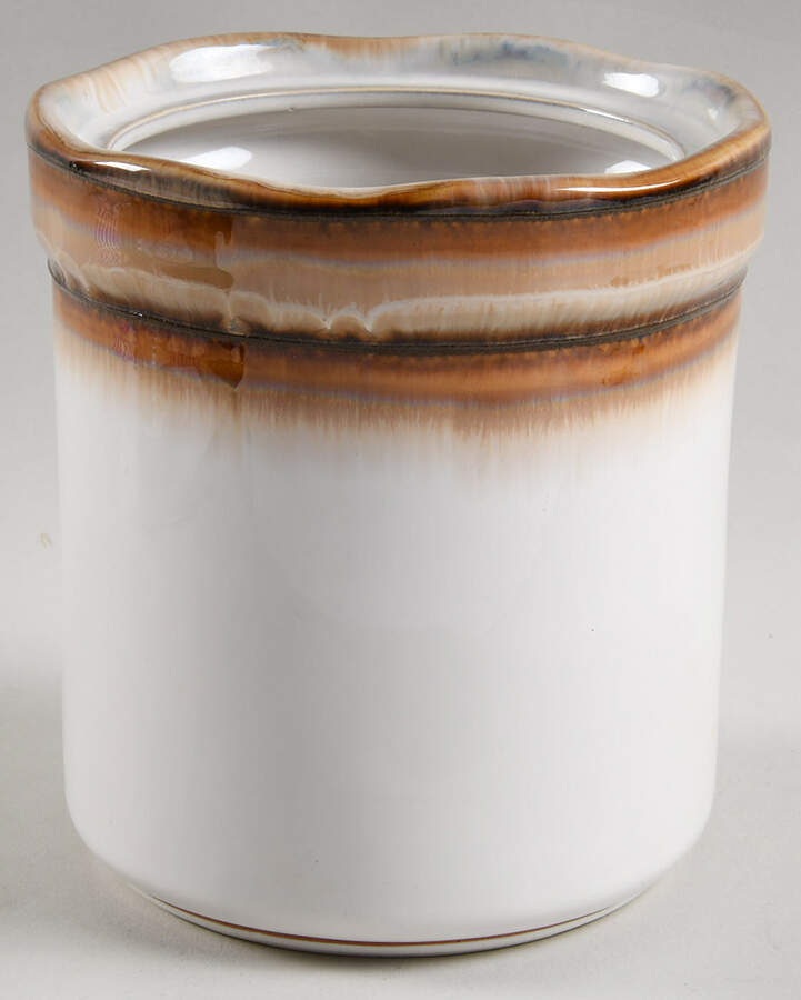 Waves Brown Medium Canister No Lid by Sango-1